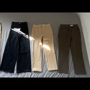 A set of 3 pairs of pants. Can be bought separately as well.